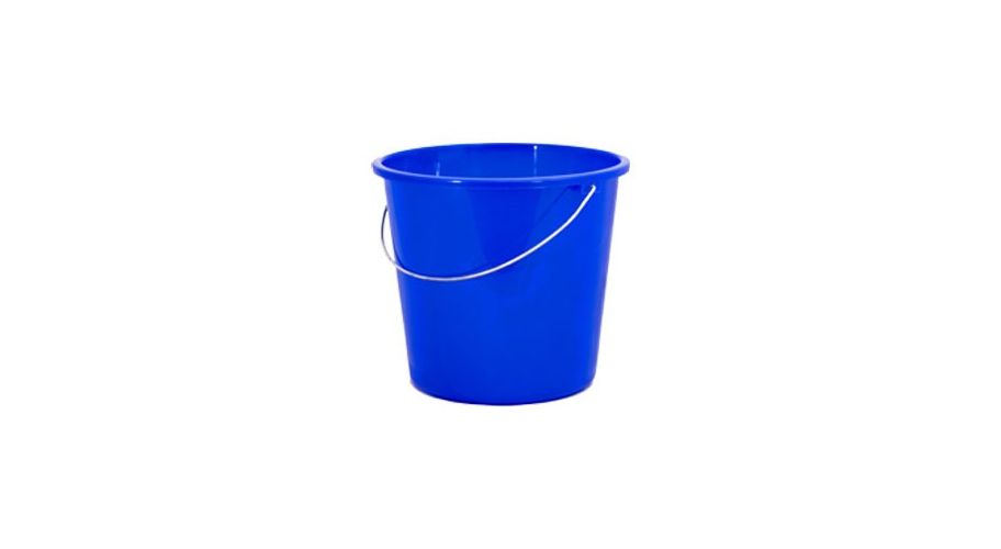 Emmer met beugel blauw 12 liter