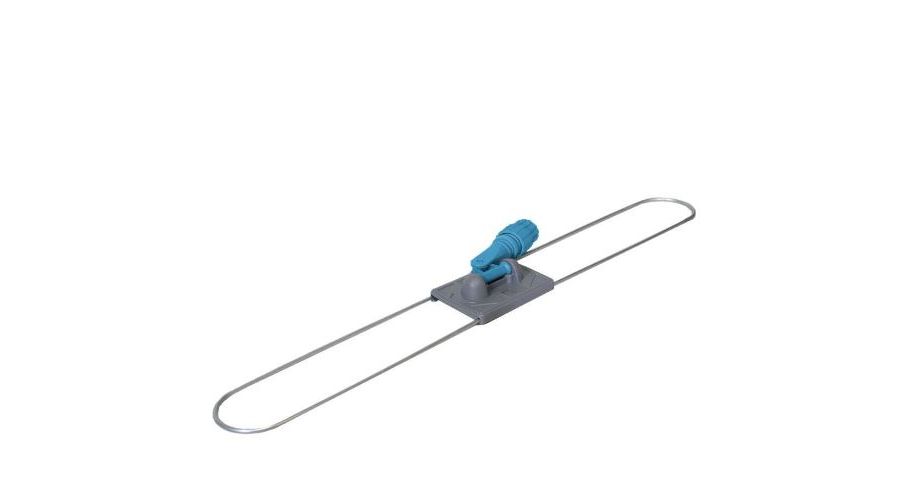 Stofwisframe grijs/blauw met RVS beugels 80cm
