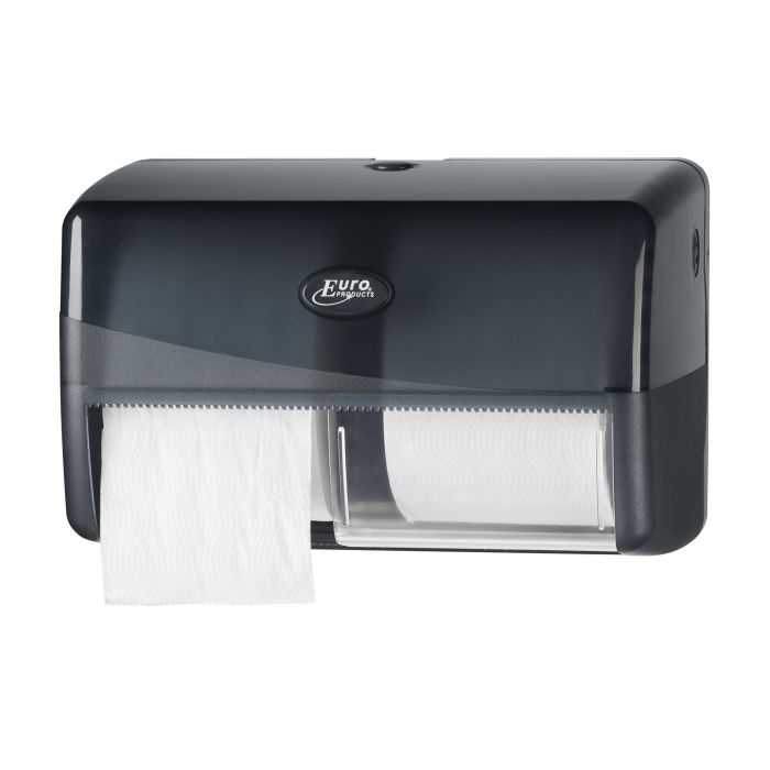 Pearl Black duo Toiletrolhouder compact