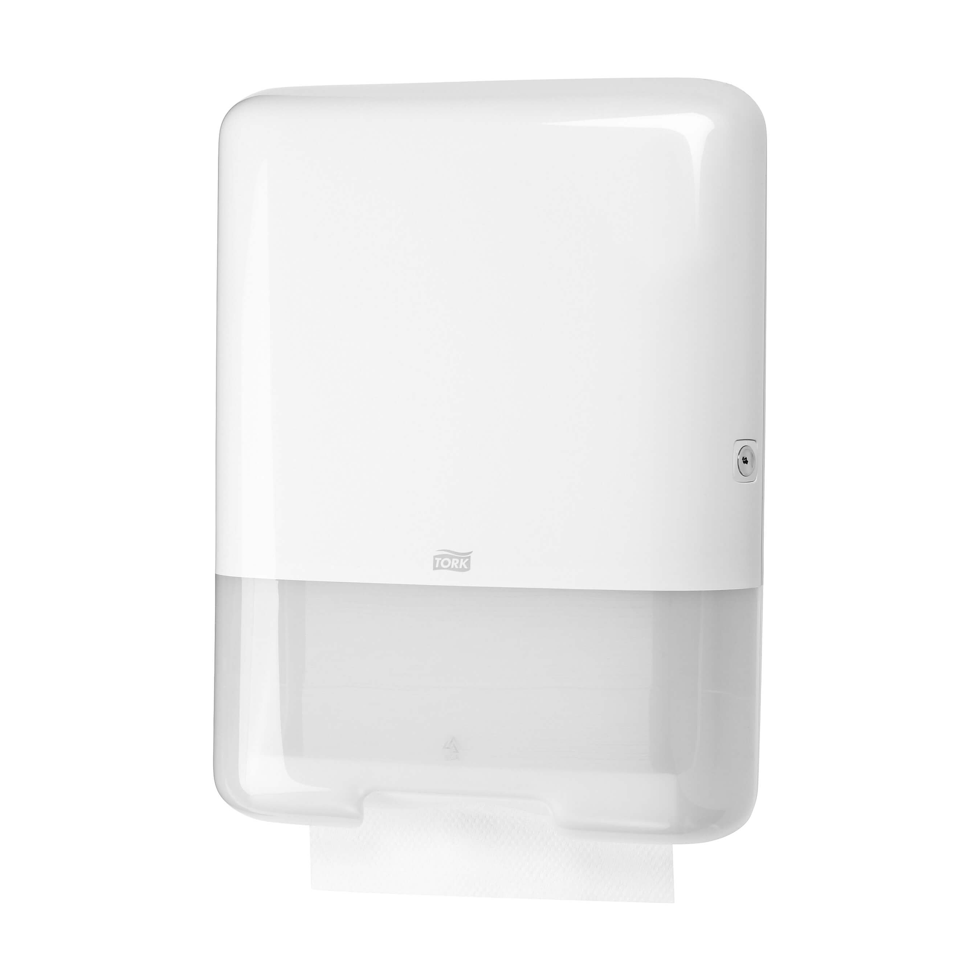 Tork Singlefold handdoek dispenser wit H3