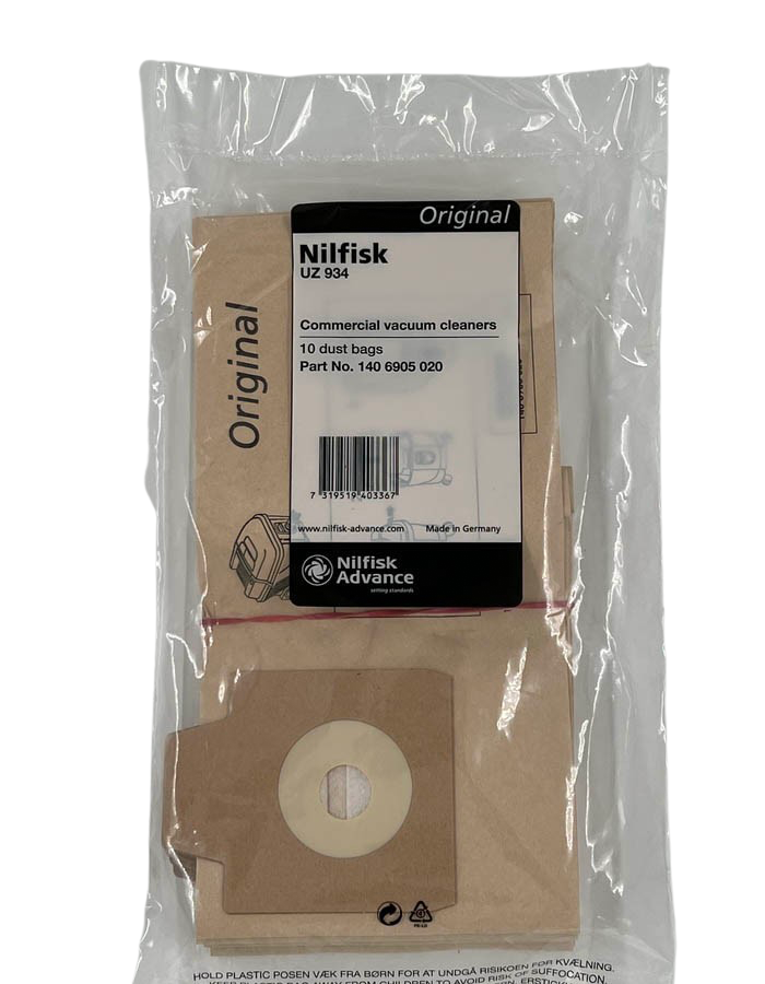 Nilfisk stofzuigerzakken UZ934 | 5 stuks