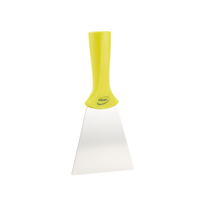 Vikan rvs schraper steelmodel breed geel