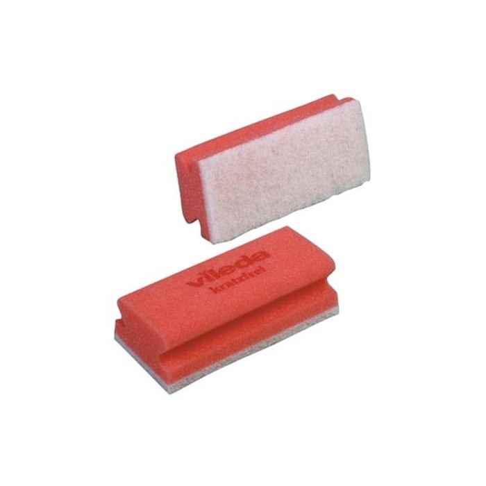 Vileda schuurspons rood/ wit 10 stuks