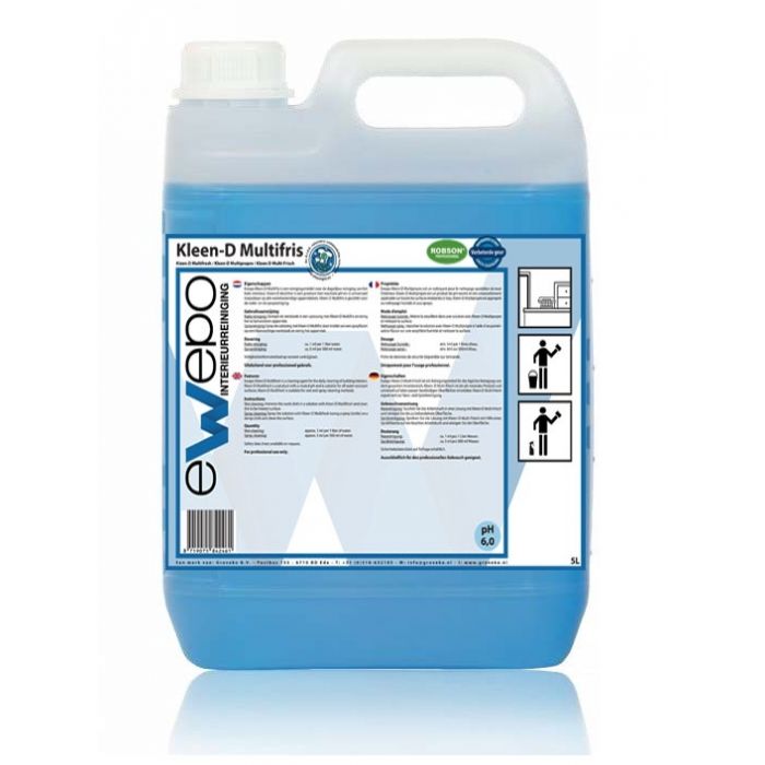 Ewepo Kleen-D Multifris interieurreiniger 2x 5 liter