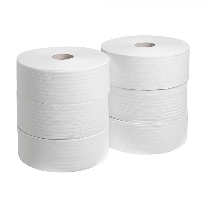 Scott jumbo toiletpapier wit 2-laags | 6x380 meter