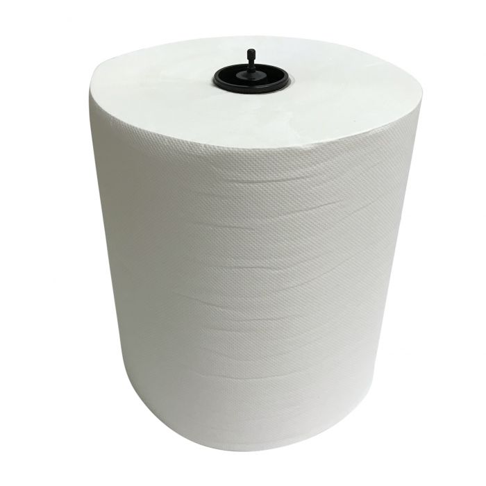 Ecowipe handdoekrol matic plus wit 2-laags 6x 150 meter