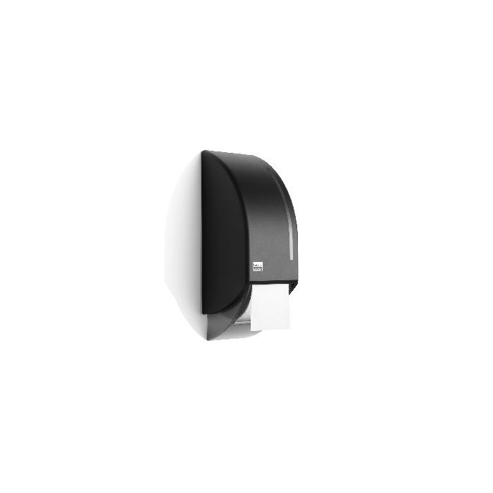 Black Satino toiletroldispenser kleine rollen
