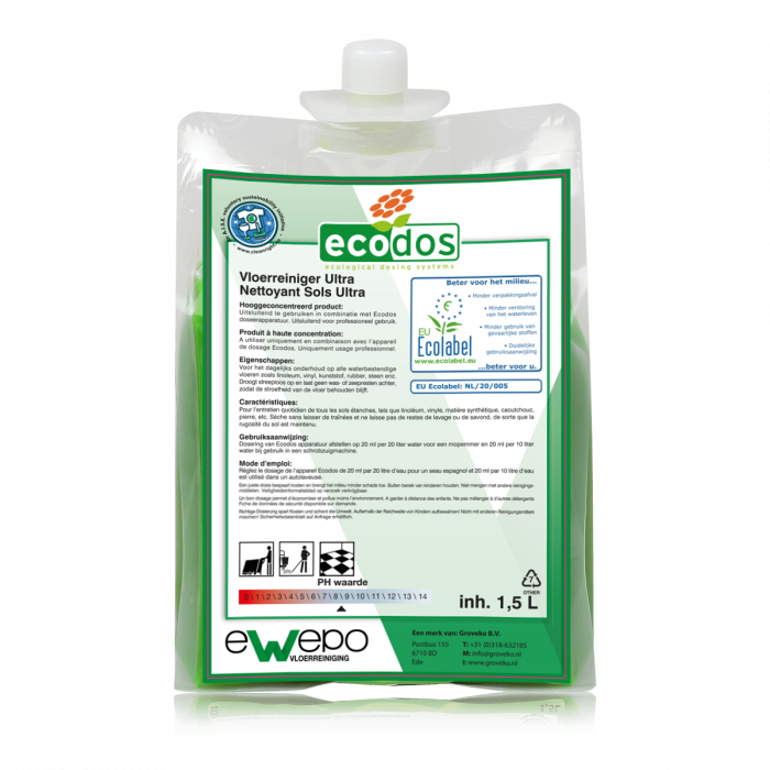 Ewepo Ecodos Easy vloer ultra 2x 1,5 liter