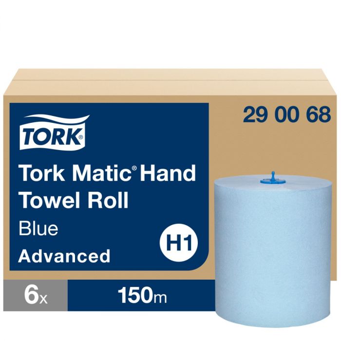 Tork Matic Handdoekrol blauw H1 6x150 meter