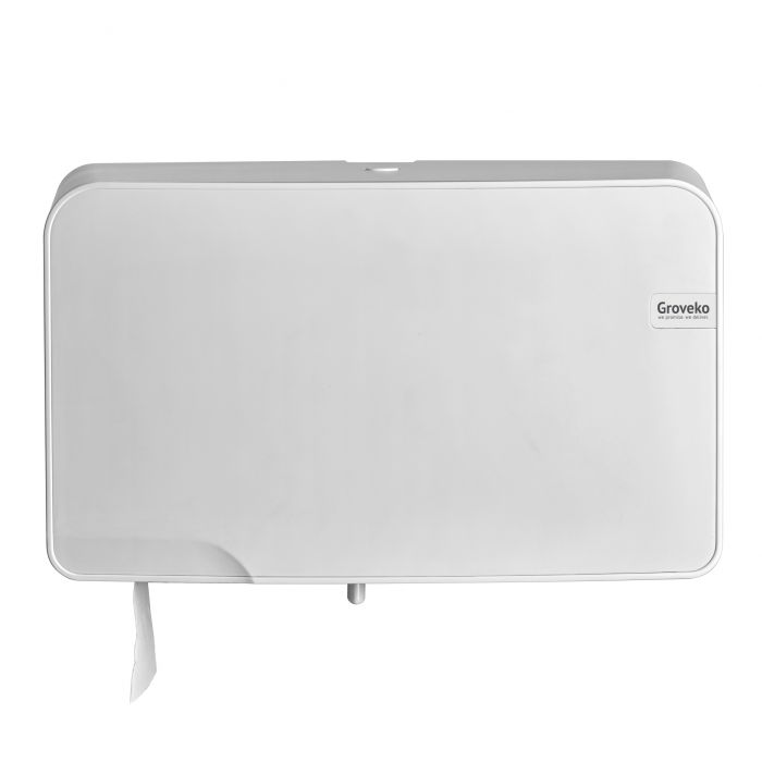Quartline White Mini Jumbo duo toiletpapierdispenser