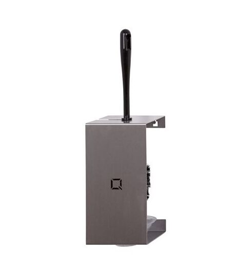 Qbic-line RVS Toiletborstelhouder QTBH SSL mat geslepen