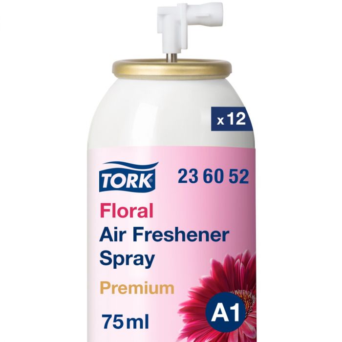Tork Luchtverfrisser spray met bloemengeur 12x 75ml