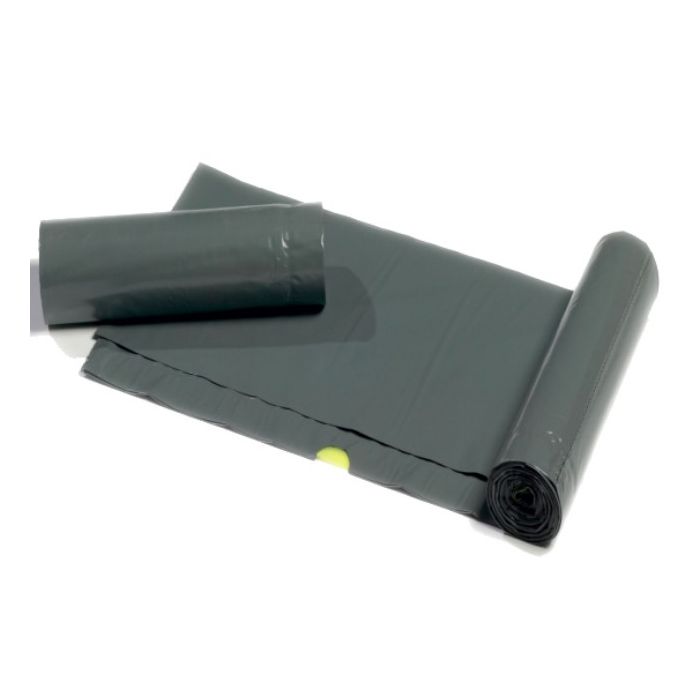 Afvalzak grijs met trekband T50 20x 10 stuks
