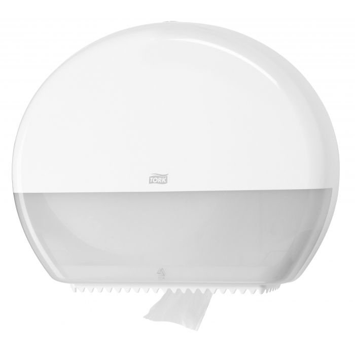 Tork jumbo toiletpapier dispenser wit T1