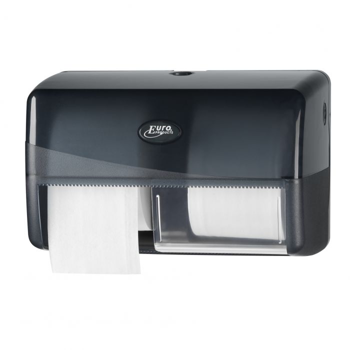 Ewepo Pearl black duo toiletrolhouder coreless